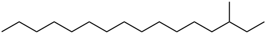 3-Methylhexadecane Struktur