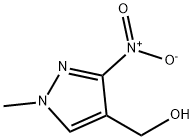 1H-Pyrazole-4-methanol, 1-methyl-3-nitro- (9CI) 化学構造式