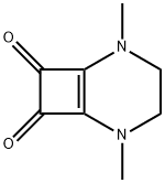 1,4-DIMETHYL-1,2,3,4,5,6-HEXAHYDROCYCLOBUTA[B]PYRAZINE-5,6-DIONE Struktur