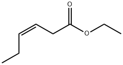 (Z)-3-ヘキセン酸エチル 化学構造式