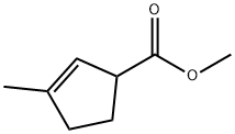 2-Cyclopentene-1-carboxylicacid,3-methyl-,methylester(9CI) Struktur