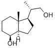 1-(2-Hydroxy-1-methyl-ethyl)-7a-methyl-octahydro-inden-4-ol Struktur