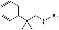 1-(2-methyl-2-phenylpropyl)hydrazine Struktur