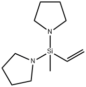 Pyrrolidine, 1,1-(ethenylmethylsilylene)bis- Struktur