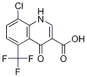 8-chloro-4-oxo-5-(trifluoroMethyl)-1,4-dihydroquinoline-3-carboxylic acid Struktur