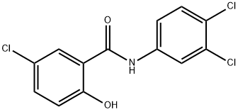 3',4',5-TRICHLOROSALICYLANILIDE Struktur