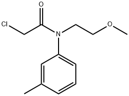 Acetamide, 2-chloro-N-(2-methoxyethyl)-N-(3-methylphenyl)- Struktur