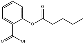 2-VALERYLOXYBENZOIC ACID Struktur