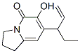 5(1H)-Indolizinone, 7-(1-ethyl-2-propenyl)-2,3-dihydro-6-hydroxy- (9CI)|