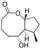 Cyclopent[b]oxocin-2(3H)-one, octahydro-6-hydroxy-7-methyl-, (6R,6aS,7R,9aR)- (9CI) Structure