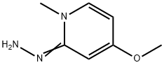 2(1H)-Pyridinone,4-methoxy-1-methyl-,hydrazone(9CI) Structure
