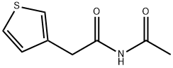 3-Thiopheneacetamide,  N-acetyl- Struktur