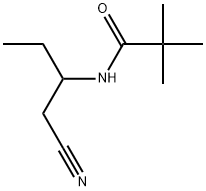 Propanamide,  N-[1-(cyanomethyl)propyl]-2,2-dimethyl- Structure
