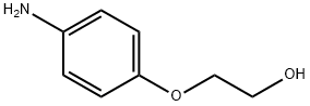 2-(4-アミノフェノキシ)エタノール 化学構造式