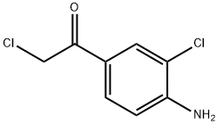 Ethanone, 1-(4-amino-3-chlorophenyl)-2-chloro- (9CI) Struktur