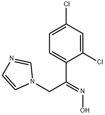 (Z)-2'-(1H-Imidazole-1-yl)-2,4-dichloroacetophenone oxime  Struktur