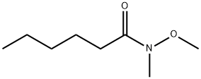 N-甲氧基-N-甲基己酰胺, 64214-56-8, 结构式