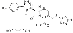 セファトリジンプロピレングリコール 化学構造式