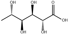 6-Deoxy-L-mannonic acid Struktur