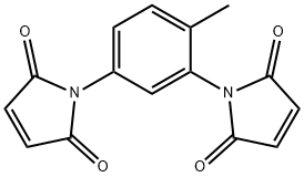 1,1'-(4-メチル-1,3-フェニレン)ビス(1H-ピロール-2,5-ジオン) 化学構造式