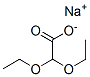 sodium diethoxyacetate Struktur