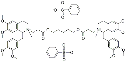 ベシル酸アトラクリウム 化学構造式