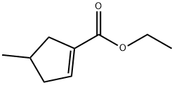 1-Cyclopentene-1-carboxylic acid, 4-methyl-, ethyl ester (9CI) Structure