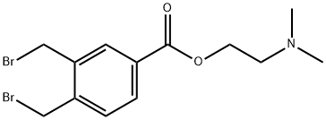 2-dimethylaminoethyl 3,4-bis(bromomethyl)benzoate Structure