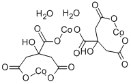 二水柠檬酸钴(II),6424-15-3,结构式