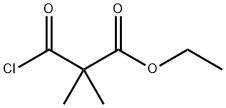 2-CHLOROCARBONYL-2-METHYL-PROPIONIC ACID ETHYL ESTER Struktur