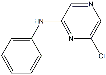 6-クロロ-N-フェニル-2-ピラジンアミン 化学構造式