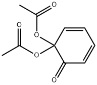 二酢酸6-オキソ-2,4-シクロヘキサジエン-1-イリデン 化学構造式