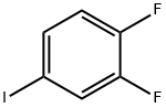 1,2-ジフルオロ-4-ヨードベンゼン 化学構造式