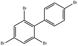 2,4,4',6-テトラブロモ-1,1'-ビフェニル 化学構造式