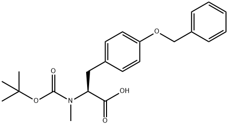 Boc-N-alpha-methyl-O-benzyl-L-tyrosine Structure