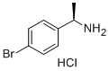 (R)-(+)-1-(4-ブロモフェニル)エチルアミン塩酸塩 化学構造式