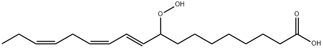 9-oxo-10,12,15-octadecatrienoic acid 化学構造式