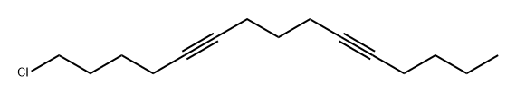 1-Chloro-5,10-pentadecadiyne Struktur