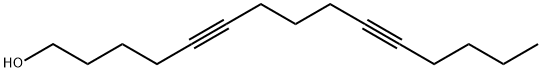 5,10-Pentadecadiyn-1-ol Struktur