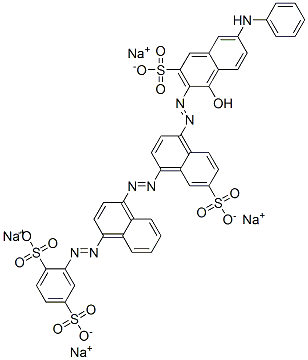 直接蓝 FG, 6428-58-6, 结构式