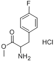 4-フルオロ-DL-フェニルアラニンメチルエステル塩酸塩 化学構造式