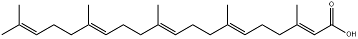 (2E,6E,10E,14E)-3,7,11,15,19-ペンタメチル-2,6,10,14,18-イコサペンタエン酸 化学構造式
