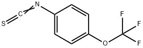 イソチオシアン酸4-(トリフルオロメトキシ)フェニル 化学構造式