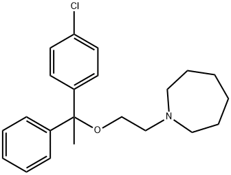 1-[2-[1-(4-クロロフェニル)-1-フェニルエトキシ]エチル]ヘキサヒドロ-1H-アゼピン