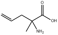 2-氨基-2-甲基戊-4-烯酸, 64298-91-5, 结构式