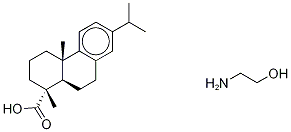 Dehydroabietic Acid 2-AMinoethanol Salt 结构式
