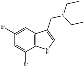 5,7-Dibromo-N,N-diethyl-1H-indole-3-methanamine|