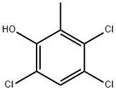 3,4,6-Trichloro-o-cresol 结构式