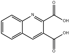 2,3-喹啉二甲酸,643-38-9,结构式