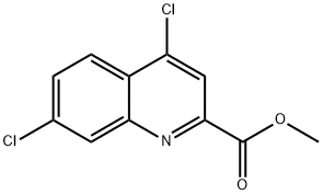 METHYL 4,7-DICHLORO-QUINOLINE-2-CARBOXYLATE Structure